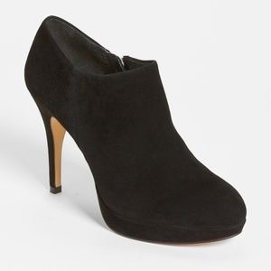 High Heel Suede Ankle Booties - Vince Camuto Elvin